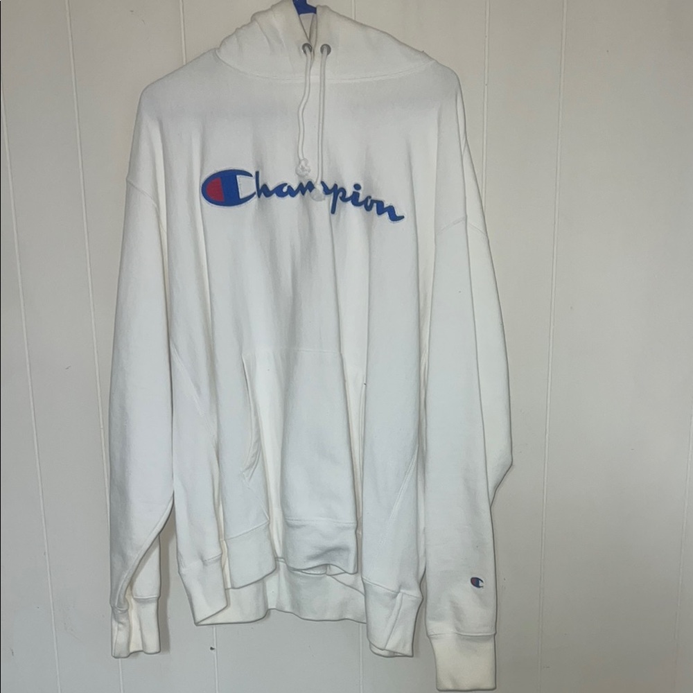 Champion White Men's hoodie